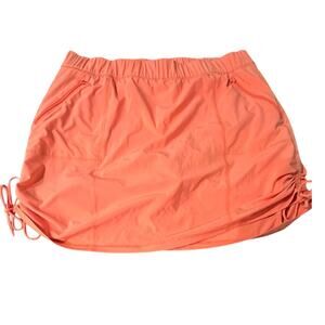 T by Talbots Coral Ruched Athletib Skirt with bike‎ shorts - Size XL
